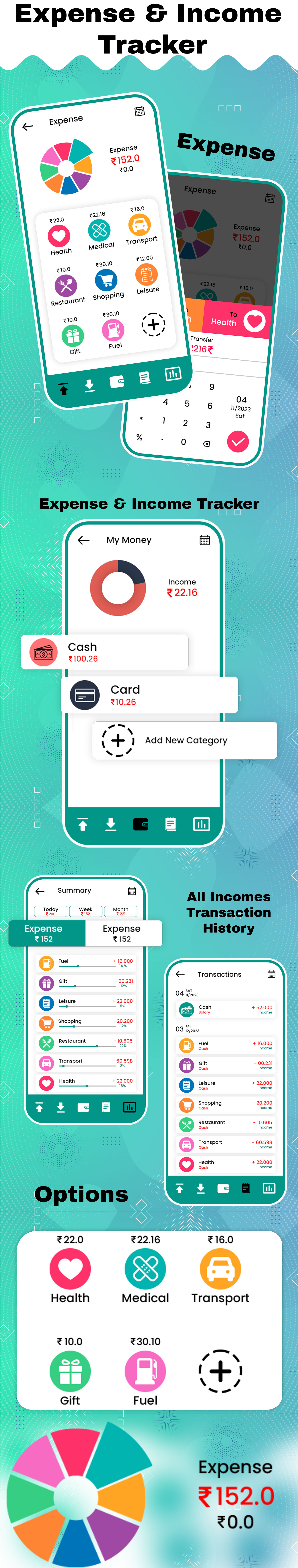 Money Management System, Budget Planner, Expense Manager, Admob Ads, Android